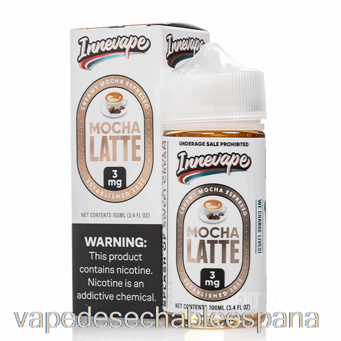 Vape Desechable España Mocha Latte - Innevape - 100ml 0mg